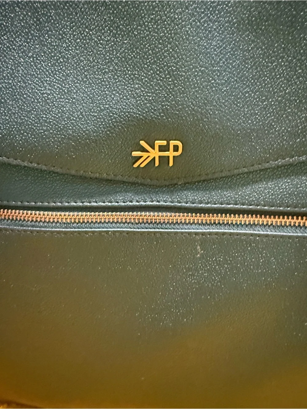 Freshly Picked Teal Backpack with Gold Hardware